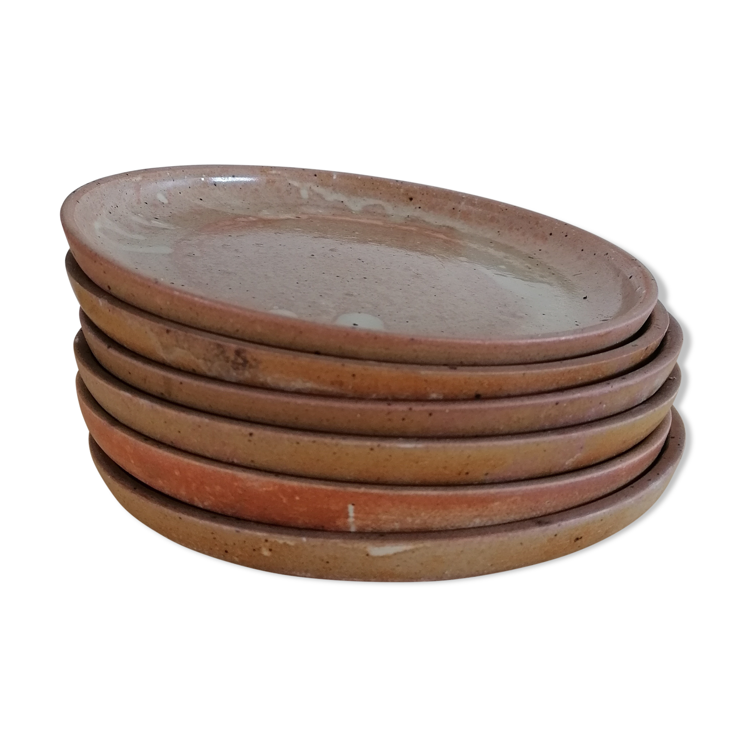 Lot of 6 sandstone plates