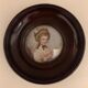Miniature Napoléon III portrait de femme