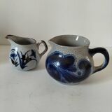 Blue tones stoneware tableware