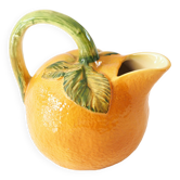 Pichet barbotine orange