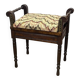 1930s English piano stool