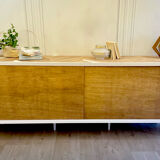 Vintage sliding door enfilade