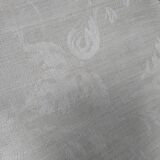 Damask linen tablecloth