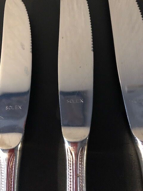 3 Solex brand knives, Perle model