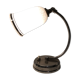 Lamp brass chrome 1940 adjustable gooseneck tulip Clichy