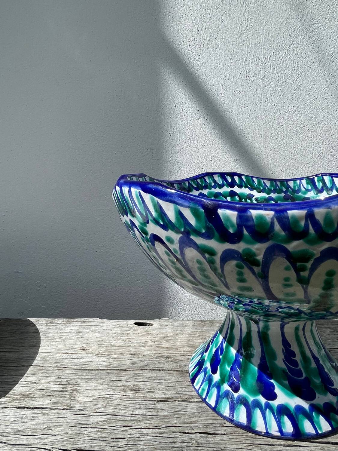 Fajalauza ceramic fruit bowl