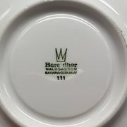 White porcelain coffee service Bareuther Waldassen Bavaria Germany