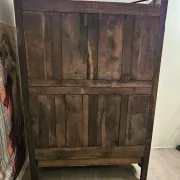 Large antique walnut and burr wood wardrobe – Louis XV period