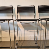 High stools Spaghetti dark gray design Giandomenico Belloti , edit by Alias