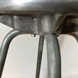 Habitat aluminium cast iron stool 1980