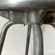 Habitat aluminium cast iron stool 1980