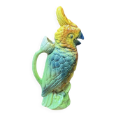St Clément earthenware jug, parrot from the 1950s.