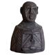 Mid-century decorative African wooden sculpture, made in the 1940s-50s.