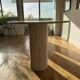 Dining table in natural travertine.