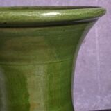 Vintage ceramic diabolo vase from the 1950s