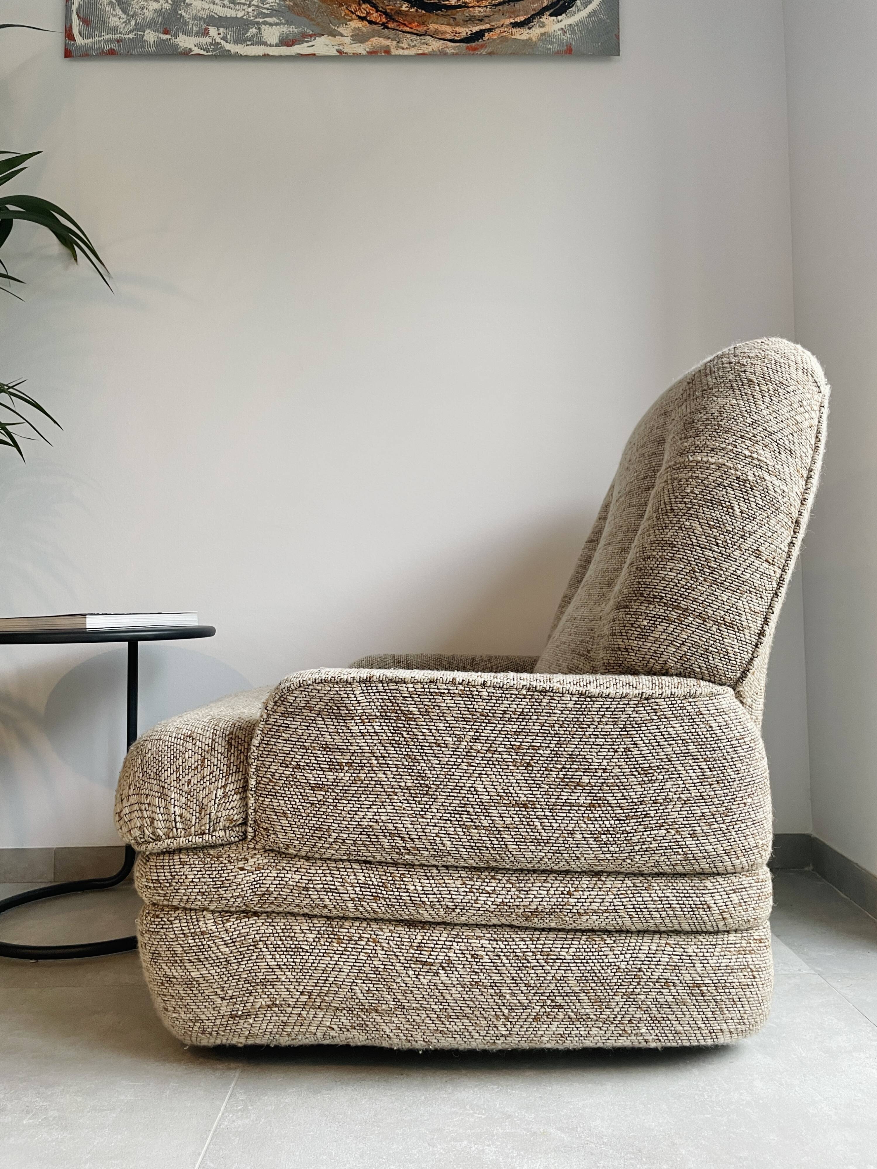 Vintage fireside chair, 70s