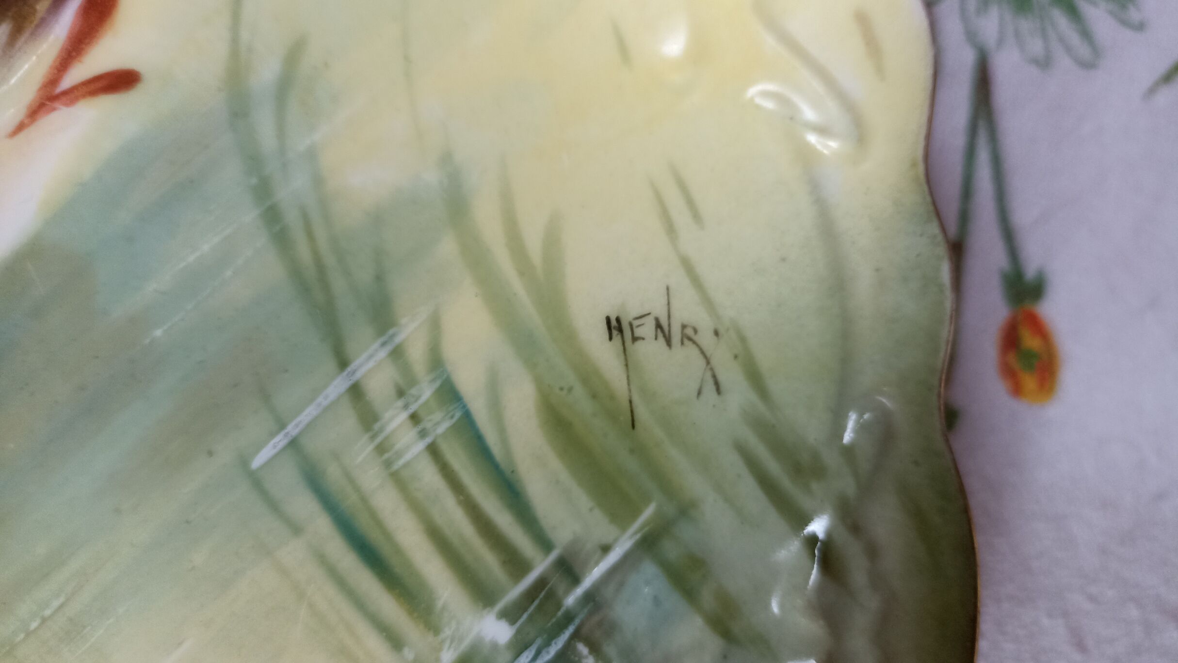 Plate n°2 - Limoges porcelain by Balleroy, Mandavy and de Mavaleix