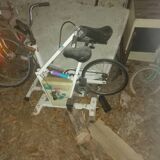 Stationary bike with gears and counter