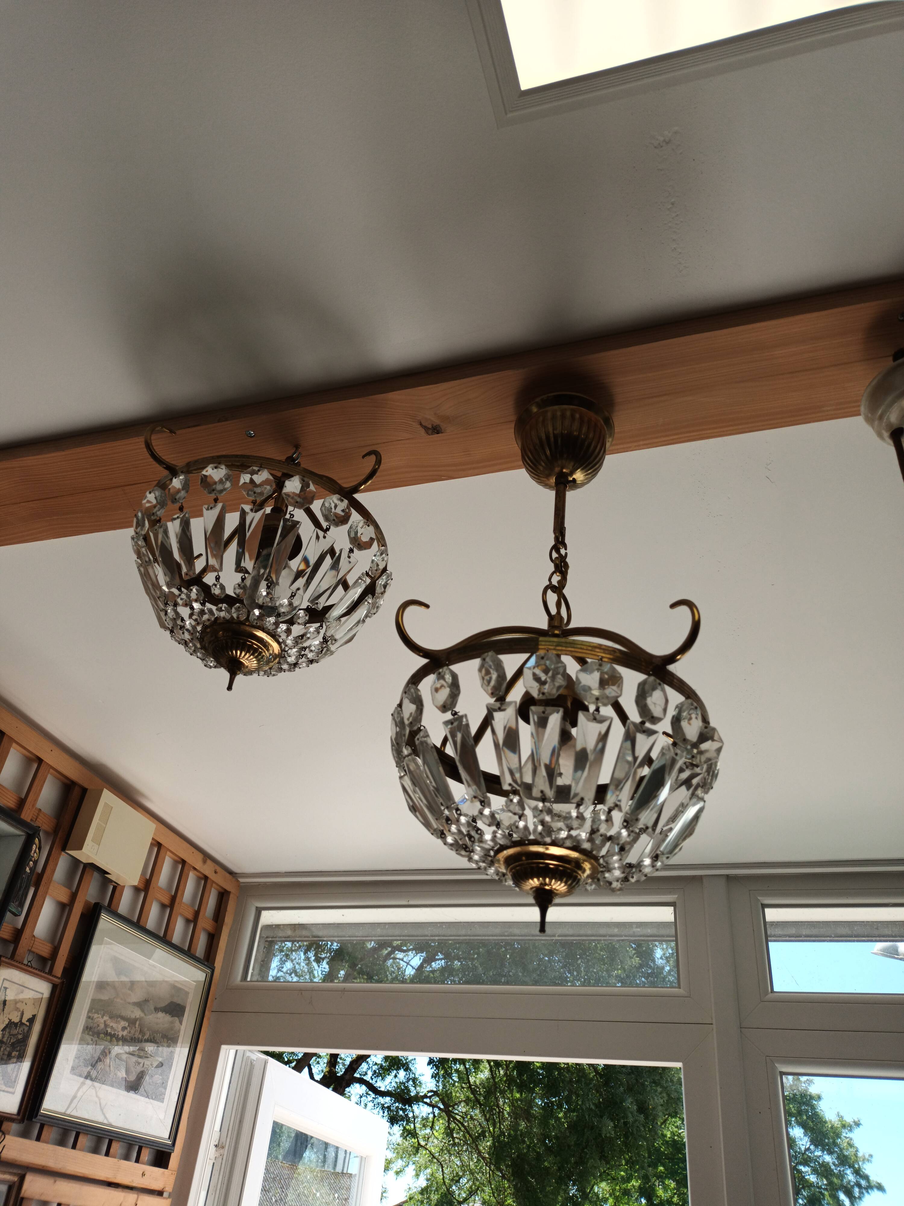 Chandelier pampilles XW th