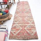 3x10 Geometric Oushak Runner Rug