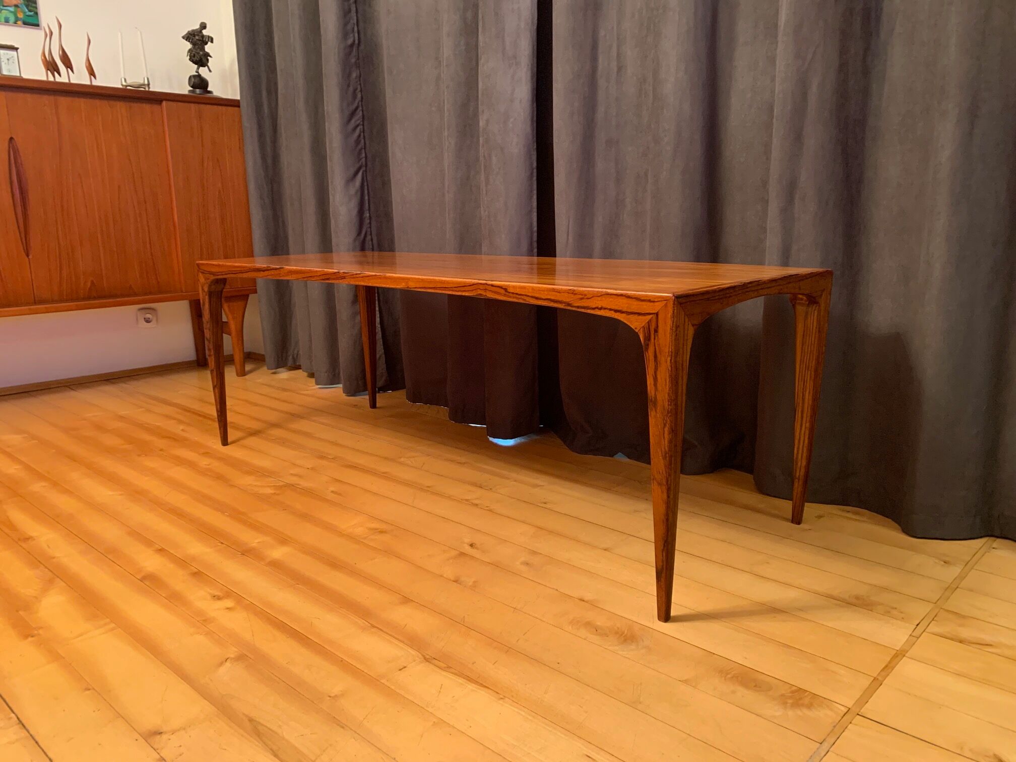 Coffee table by Johannes Andersen, CFC Silkeborg, Denmark, 1950s.