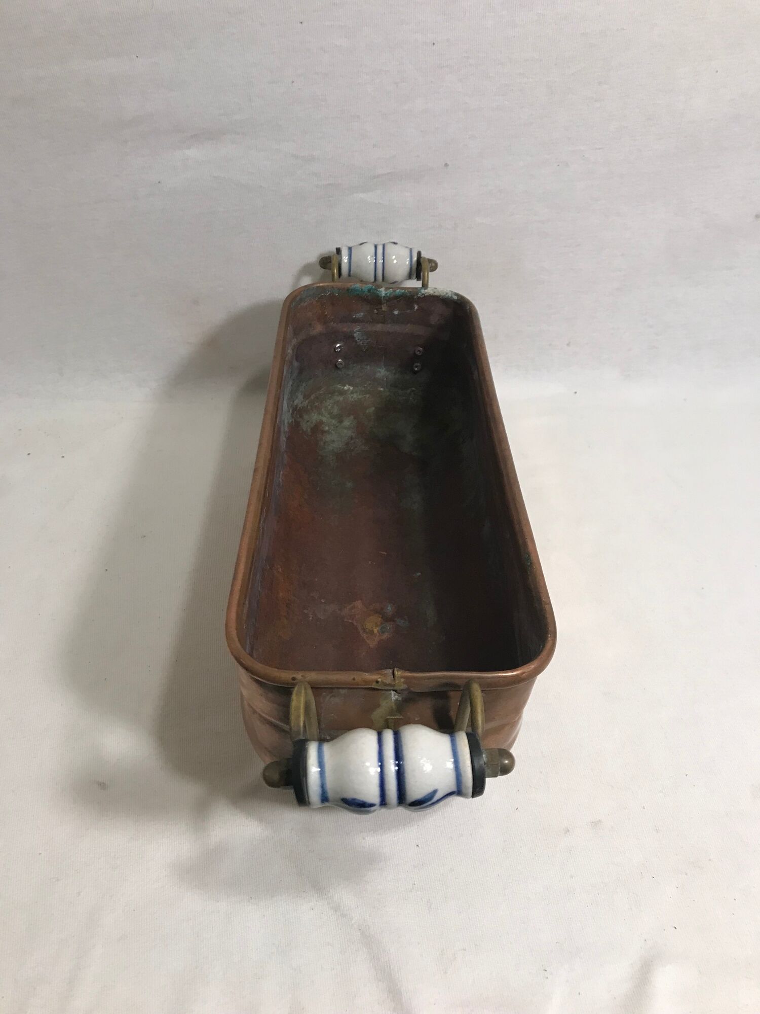 Old copper planter