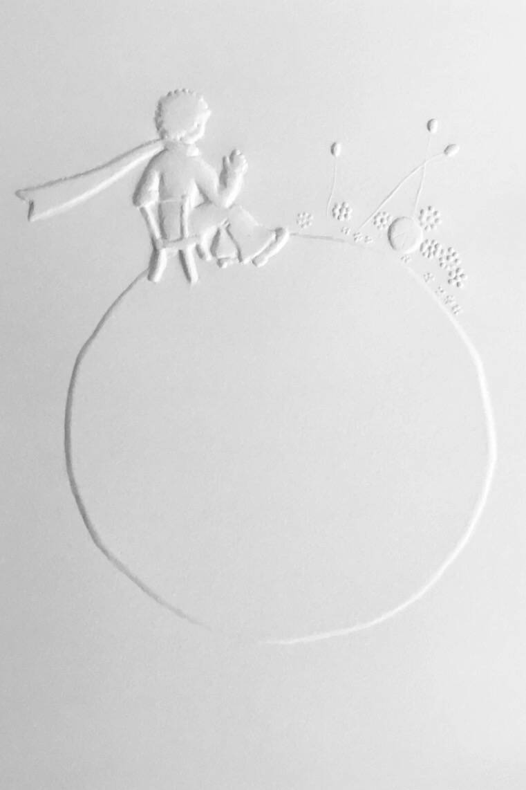 The little prince sunset