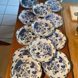 Lot d'assiettes hollandais terre de fer