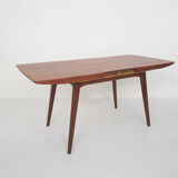 Louis van Teeffelen for Webe teak extendable dining table, The Netherlands 1950's