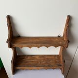 Antique spice shelf