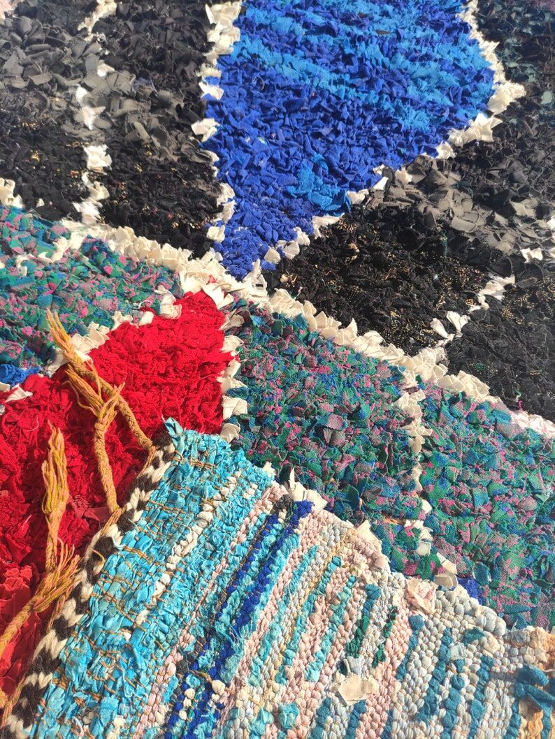 Carpet berbere boucherouite 160x105 cm