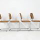 Set of 4 dining chairs Style B32 by Marcel Breuer