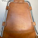 Vintage Chair Les Arcs in leather, published by Dal Vera, 1960s-70s