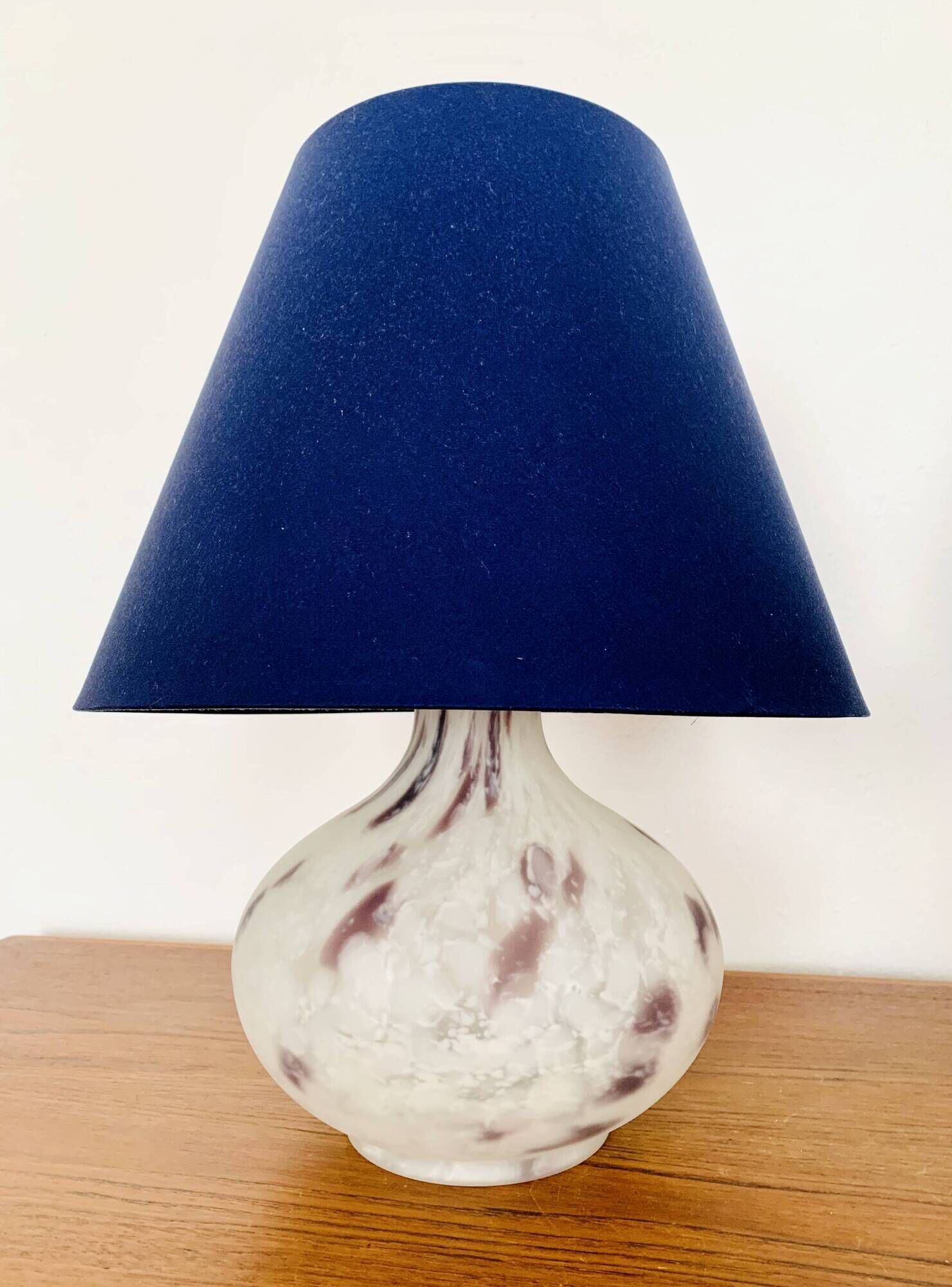 Set of 2 Glass Table Lamps by Peill and Putzler