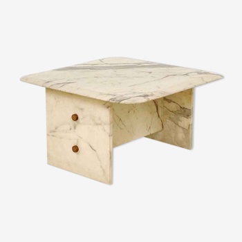 Vintage marble coffee table, 1980s