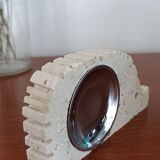 Hérisson vintage en travertin Fratelli Manelli