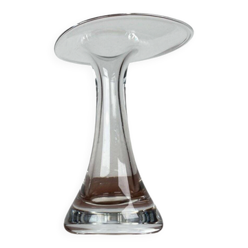 Vase en verre Vintage de la série Flamingo allemande de Peill & Putzler, années 1970