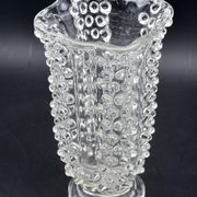 Bugnato Murano glass Italian rostrato vase by Barovier & Toso, 1960s