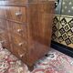 Art Deco walnut chest of drawers