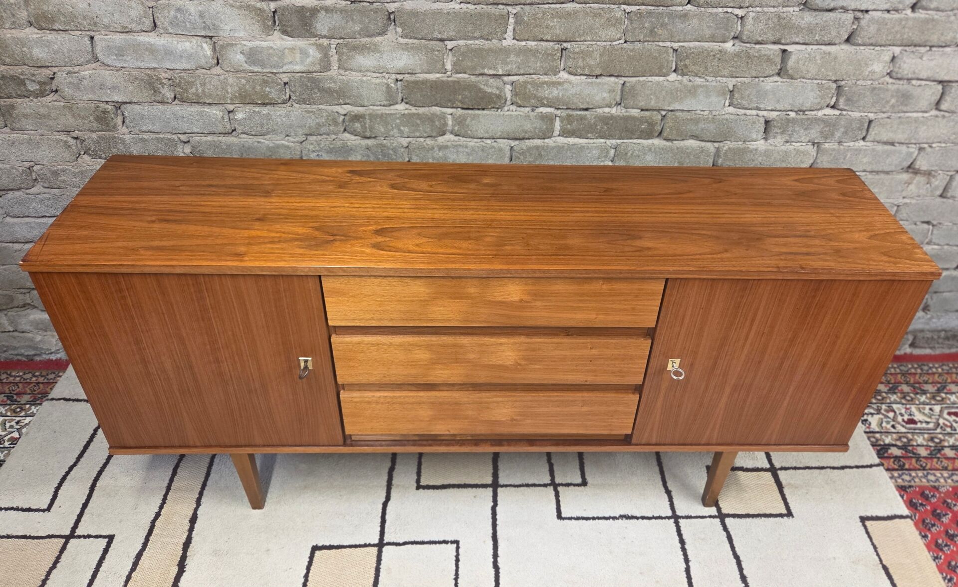 Vintage Scandinavian teak enfilade – 1960s