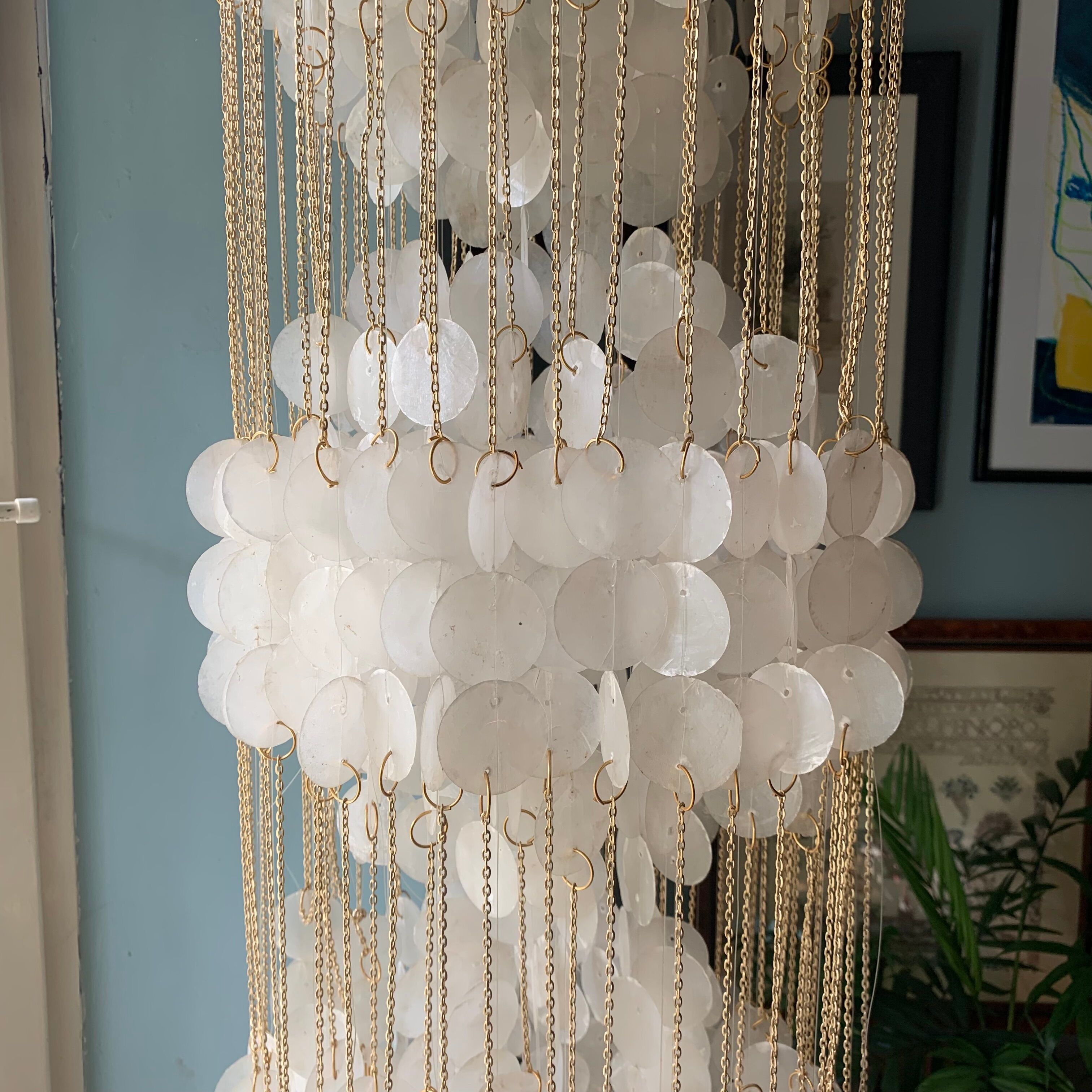 Suspension en pastille de nacre
