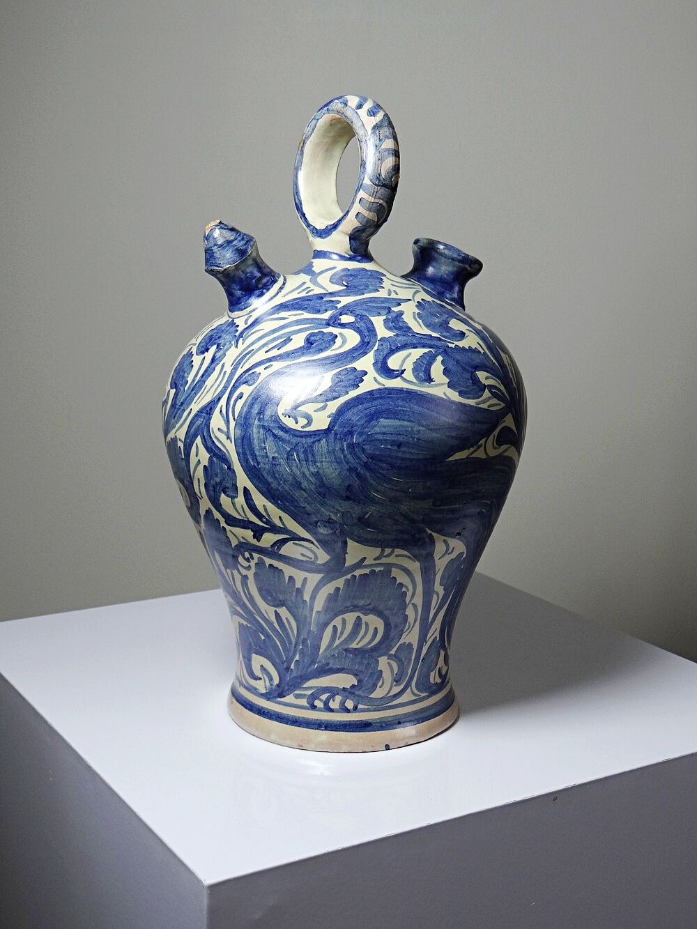 Large Spanish majolica jug Domingo Punter 1952