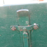 Wood and iron garden bench