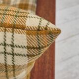 1970s, Danish lounge chair, original condition, furniture wool fabric, teak wood.