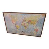 Decorative Framed World Map