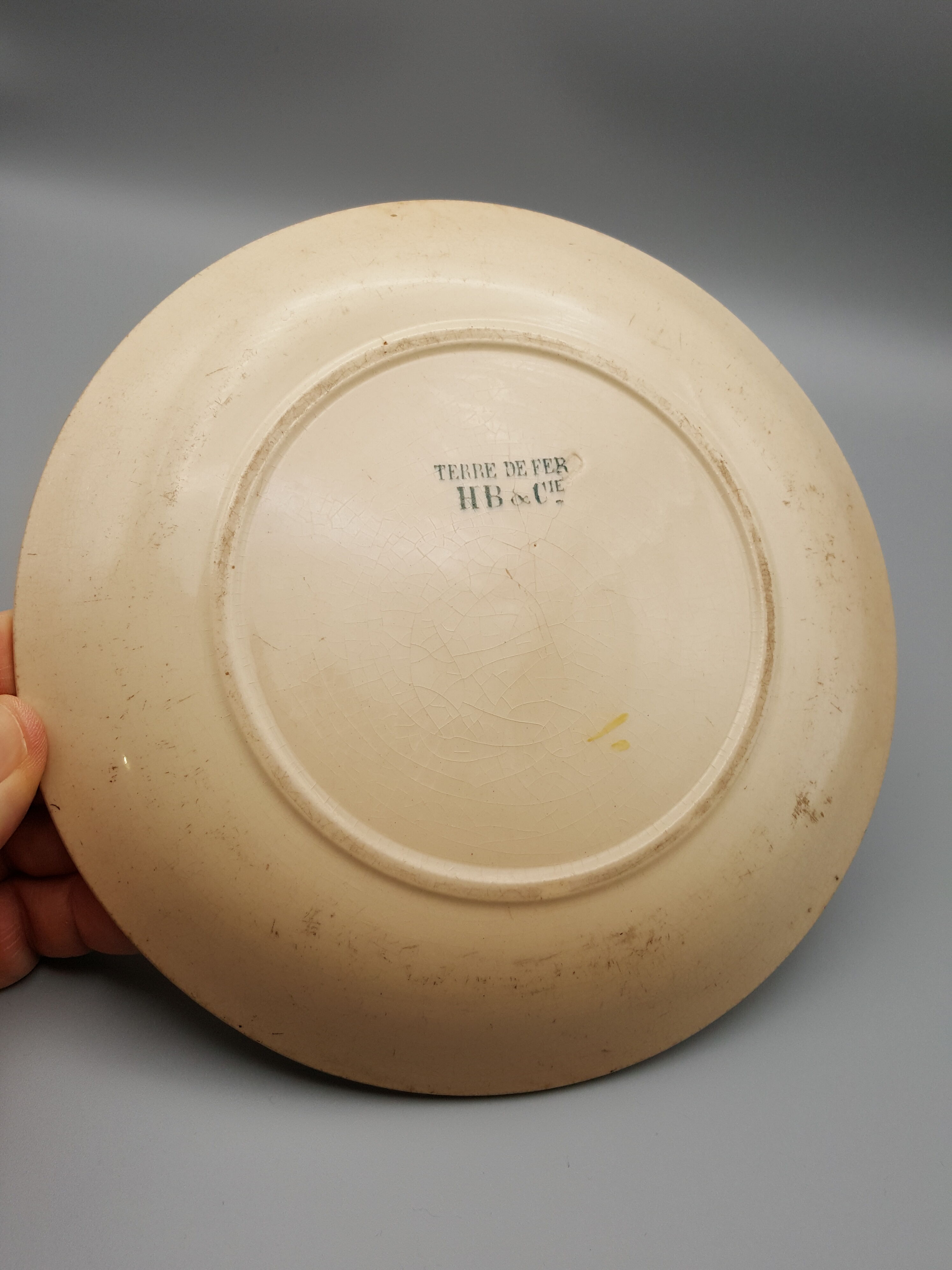 Lot of 4 plates talking children's songs Land of Iron HB and Co.