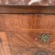 Louis XVI chest of drawers in wood veneer marquetry, 20th century