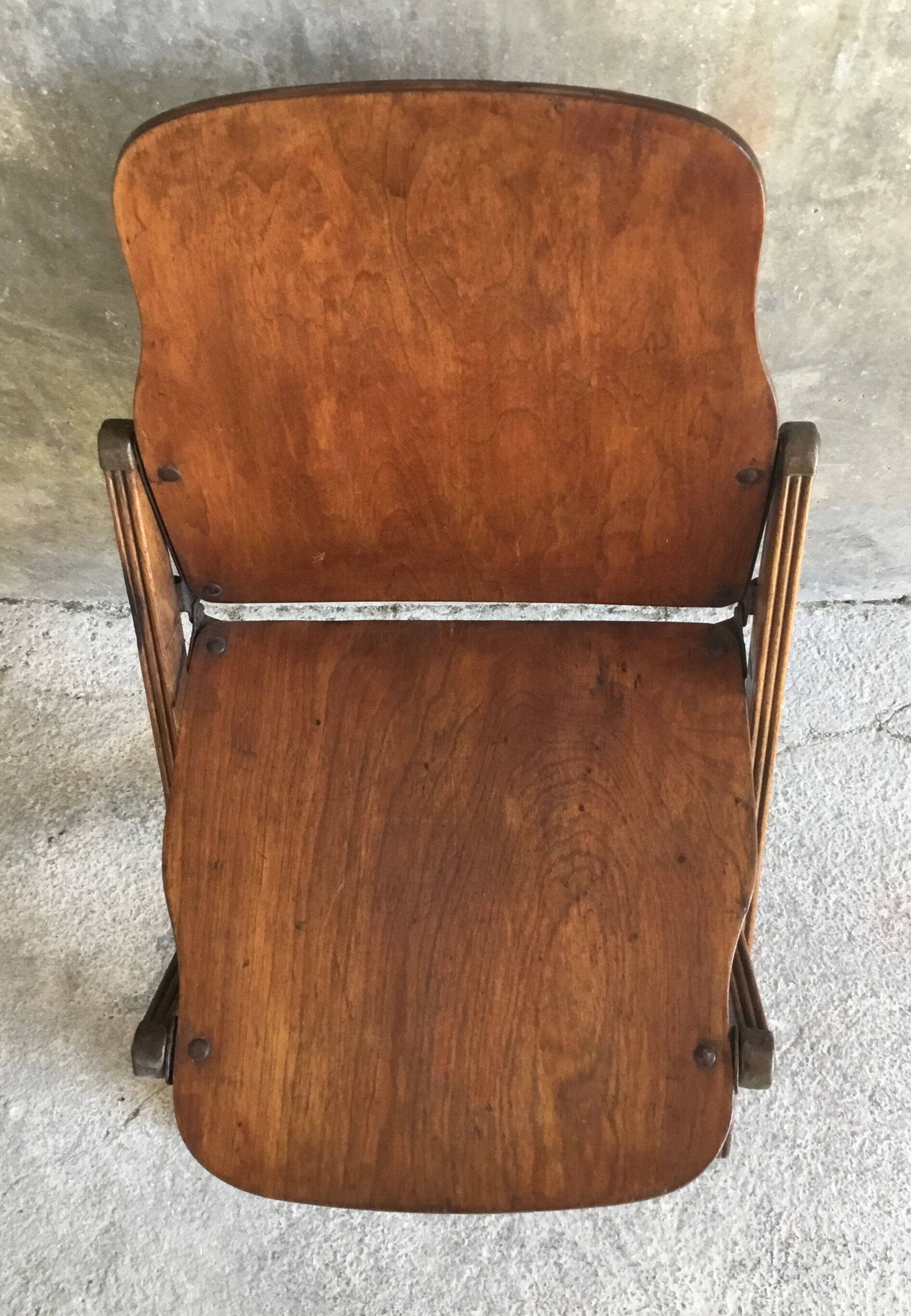 Pair of folding US chairs 2nd World War American Seating co Grand Rapids - 1940