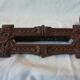 Cast-iron mailbox façade with fastening