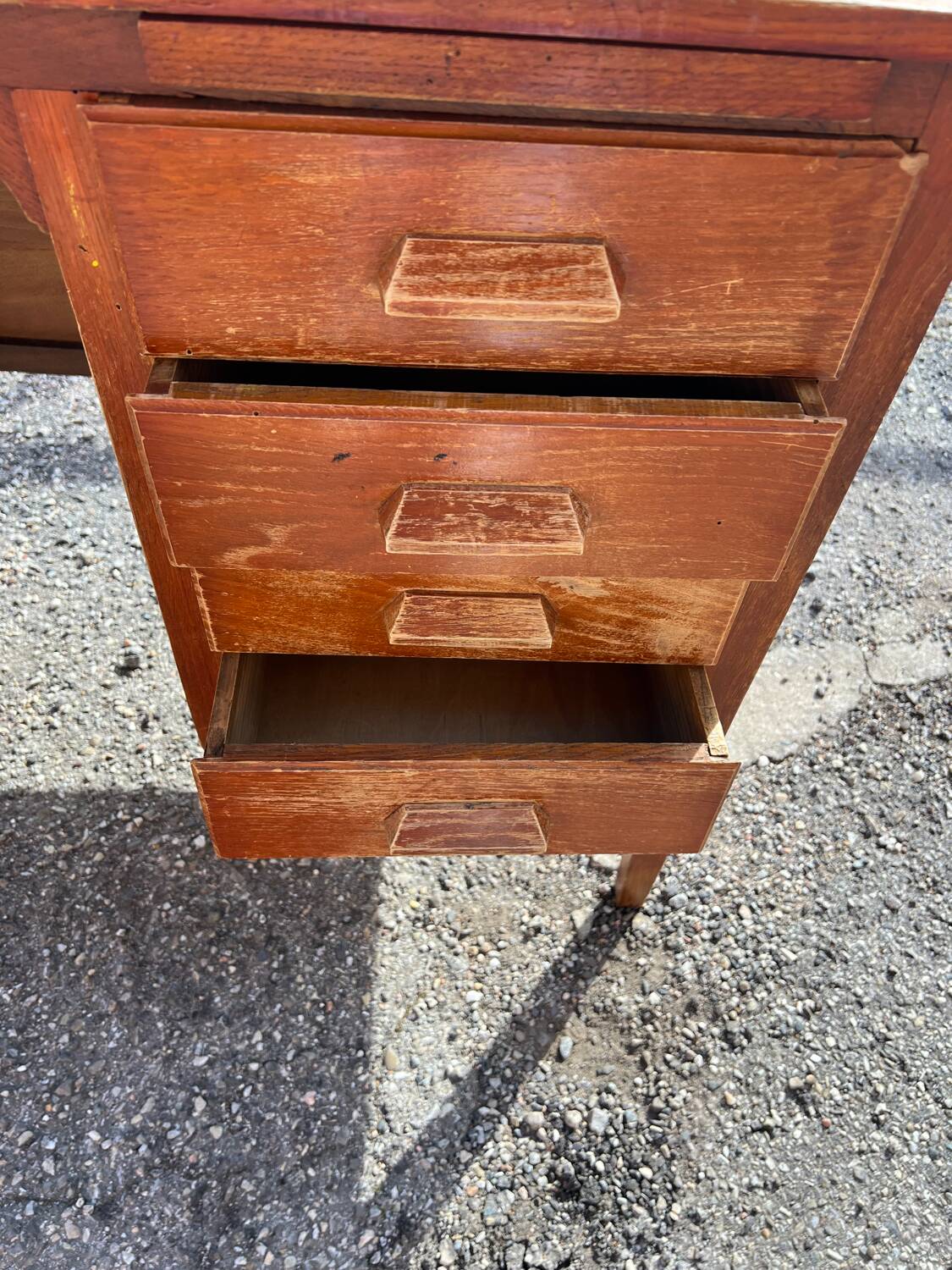 Bureau en bois vintage
